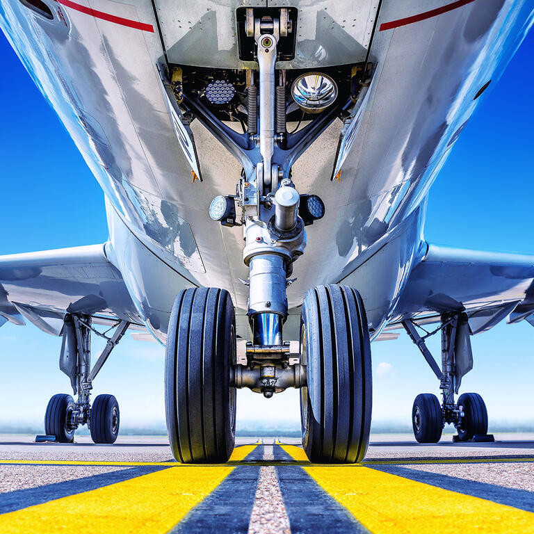 plane from below