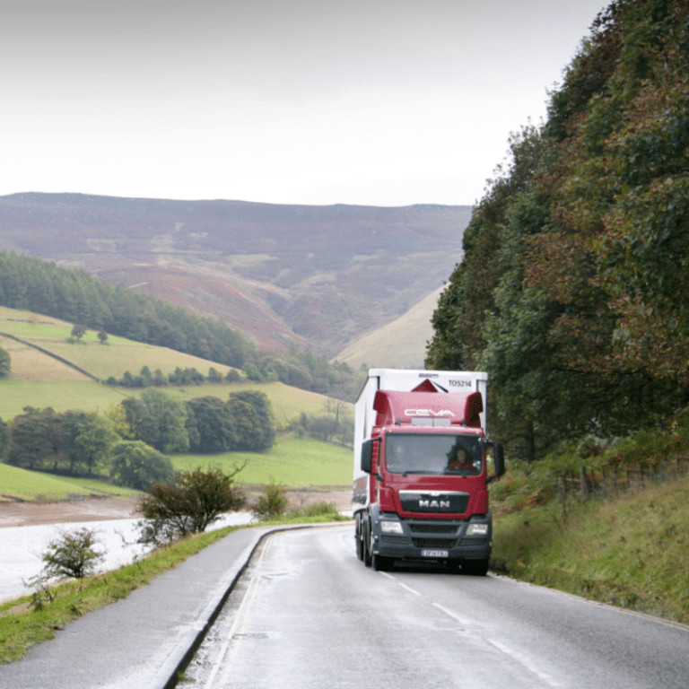 ceva truck on the road