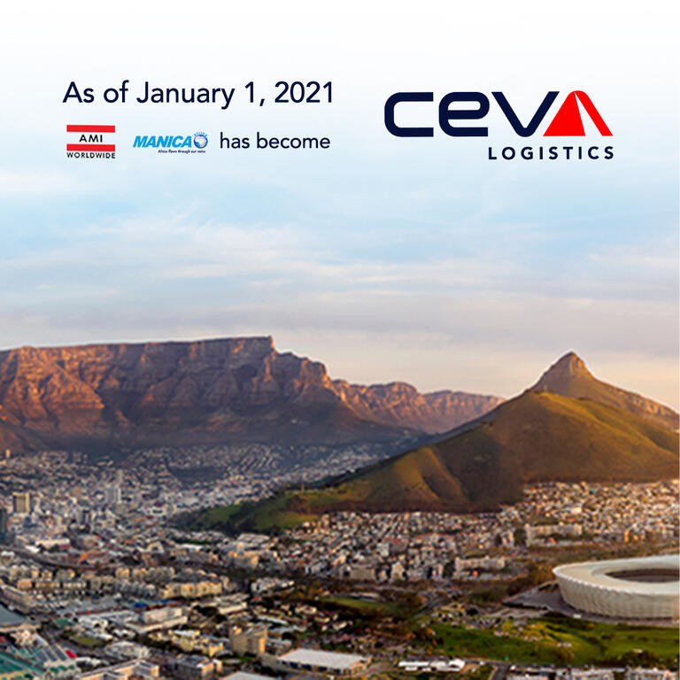 As of January 2021, AMI and Manica has become CEVA Logistics