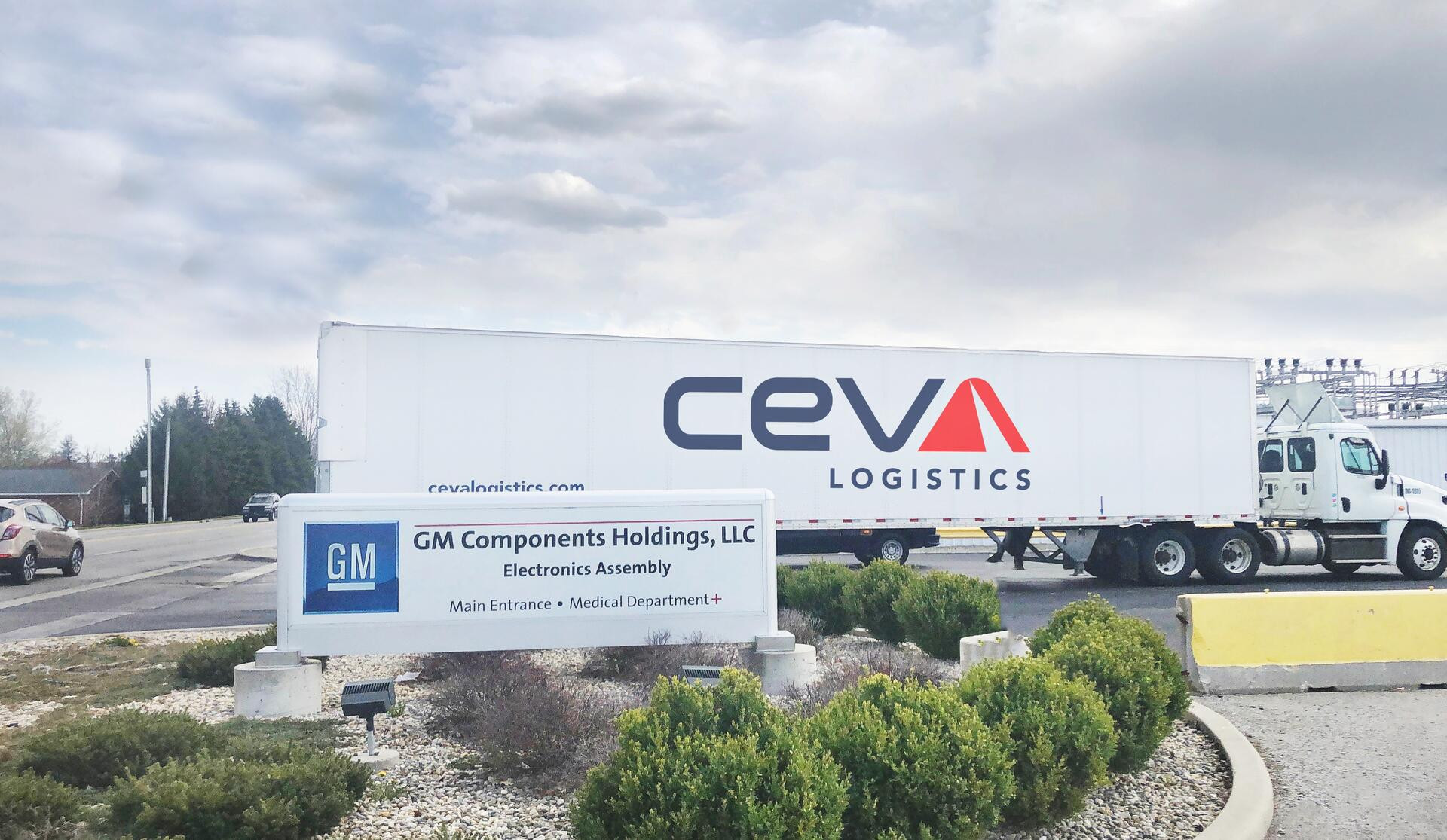 CEVA Truck at GM Kokomo